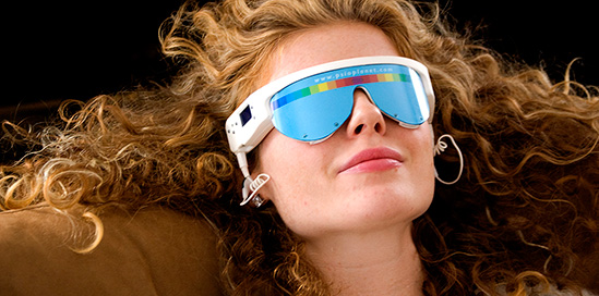 Des lunettes pour lutter contre le stress : Relaxation et luminothérapie  avec le PSIO - Carpé Zen
